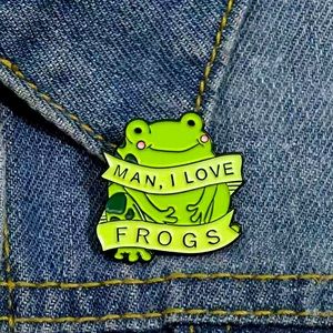 Man I love frogs enamel pin 🐸❤️